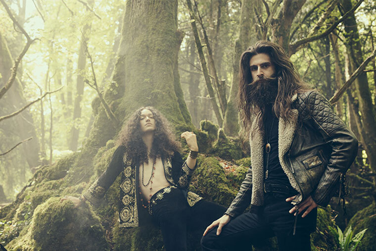 Crown Lands duo in a forest, an archive artist promotional photo via Paquin Entertainment; Dreamland is not pictured and this is not the Hamilton event poster.