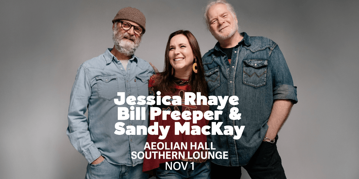 Jessica Rhaye, Bill Preeper & Sandy MacKay official promotional image