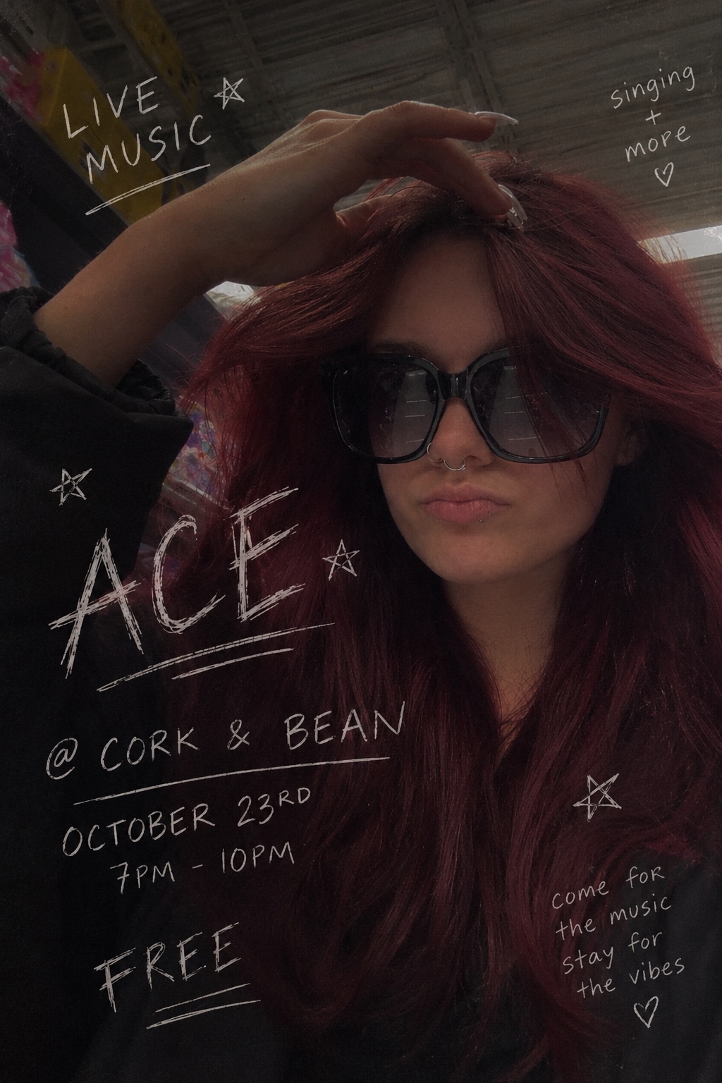 Ace at Cork & Bean, October 23, 7–10 p.m., free live music